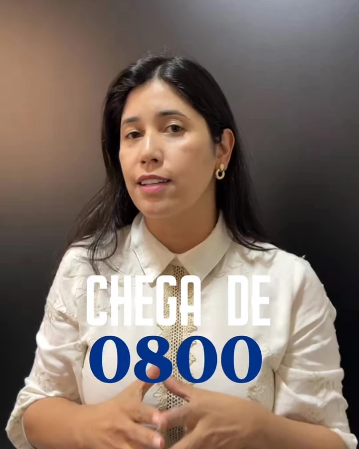 Consultora da Vetorial em vídeo: chega de 0800.